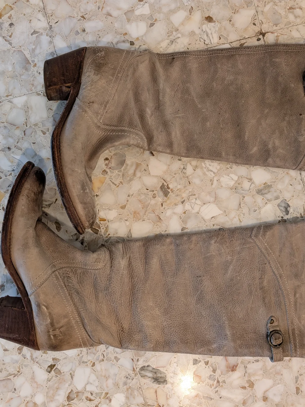 Rare Vintage 2000's Frye Over The Knee Boot